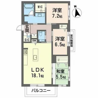ブリエ松降【0303号室】の間取り