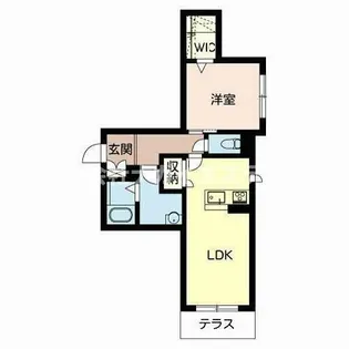 加西市北条町(リメインらかん W棟)【1階】の間取り