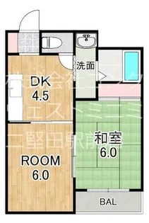 ヴェルデ比叡山【3階】の間取り