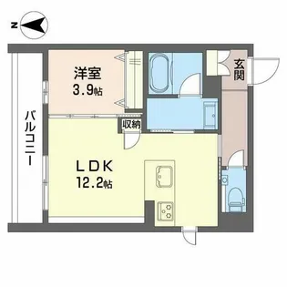 セロニアス藤が丘【0302号室】の間取り