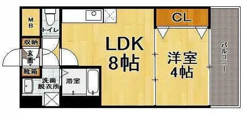 AMONT光成【2階】の間取り