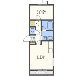 イーストムーン4・16マンション【2階】の間取り
