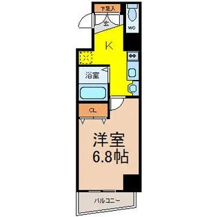 プレサンス覚王山D-styleⅡ【9階】の間取り