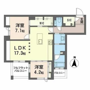 春和景明【0305号室】の間取り