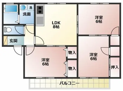 ユトリロ新栄 A棟【202号室】の間取り