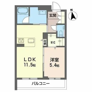 Miroir 東別院【0302号室】の間取り