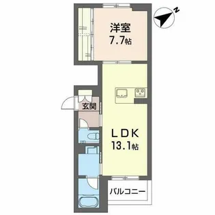 エクラソーレ【0202号室】の間取り