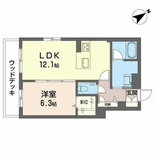 エクラソーレ【0101号室】の間取り