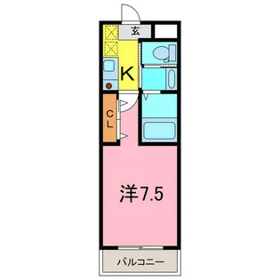 A・city知立駅前【103号室】の間取り