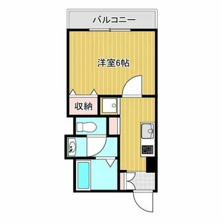 ラ・ヴィーア文の里【6階】の間取り