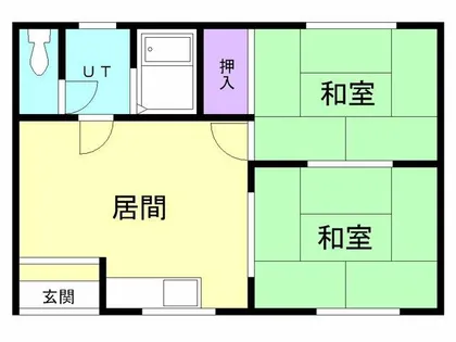 高木ハイツ(新川町)【2-B号室】の間取り