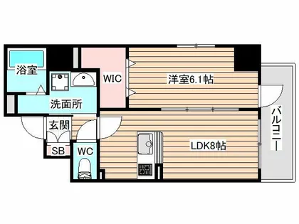 サニーレジデンス吉野Ⅱ【2階】の間取り