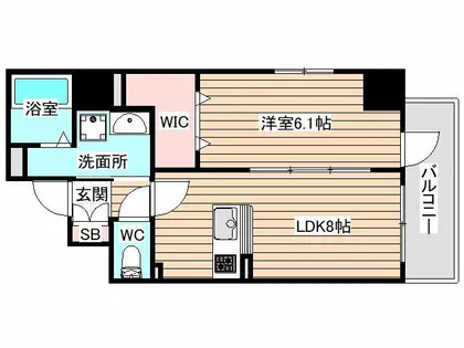 サニーレジデンス吉野Ⅱ【2階】の間取り