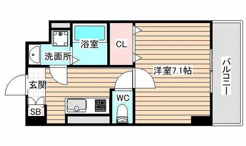 サニーレジデンス吉野Ⅱ【2階】の間取り