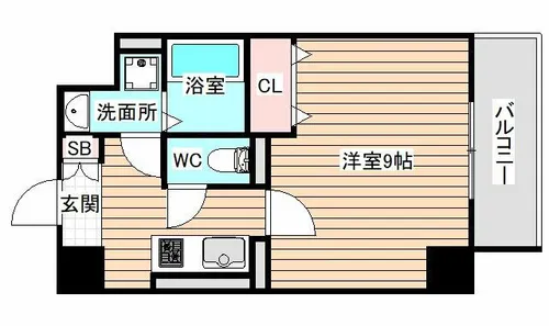 サニーレジデンス吉野Ⅱ【2階】の間取り