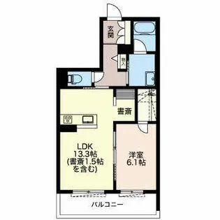 シャーメゾンステージ豊年町【0205号室】の間取り