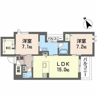 フレオベージ【0301号室】の間取り