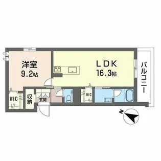 Premias 上社【0303号室】の間取り