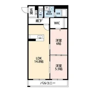 フロイデ【2階】の間取り