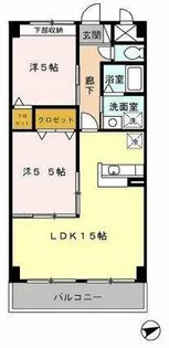 マーヴェラス【6階】の間取り