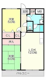 アビタシオン岸田【2階】の間取り