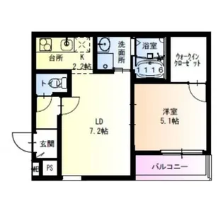 フジパレス関目高殿【1階】の間取り