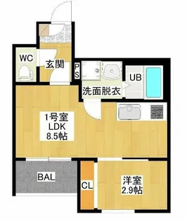 R-Smart大曽根【1階】の間取り