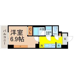 ドゥナーレ辻町【2階】の間取り