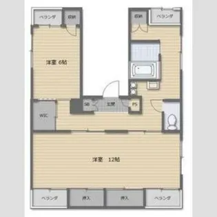 メゾングロワール【2階】の間取り