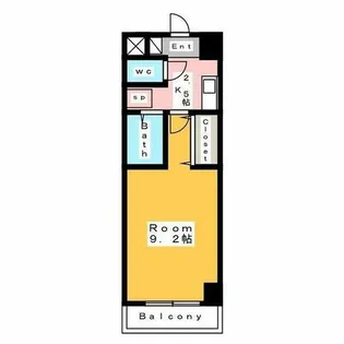 A・City三河安城東町【501号室】の間取り