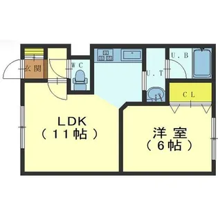 ピアース桔梗【302号室】の間取り