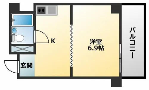 レジデンスやまびこ【3階】の間取り