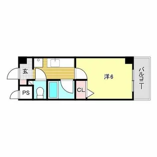 フレースヴィル【6階】の間取り