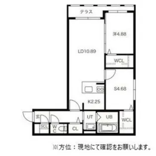 BPRレジデンス二十四軒【1階】の間取り