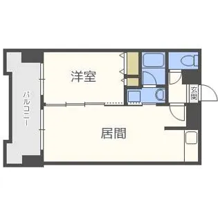 グランカーサ南9条【10階】の間取り