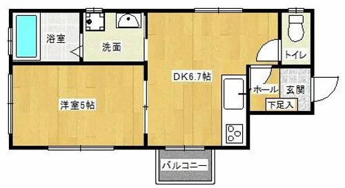 PHOENIX大橋南【3階】の間取り