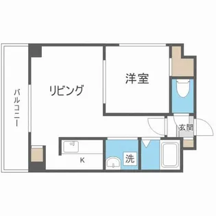 北海道札幌市中央区南六条西7丁目【マンション】の間取り