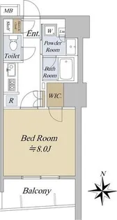 オープンレジデンシア栄サザンスクエア【12階】の間取り