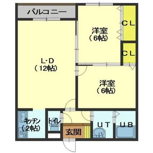 Comfort 812【202号室】の間取り