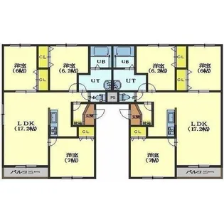 ラヴィドールⅡ【3階】の間取り