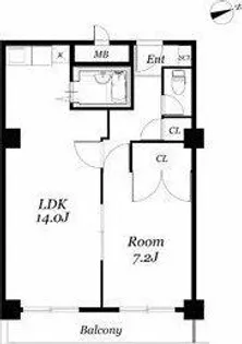 カーサノア八事【4階】の間取り