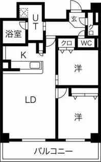 ロイジェント日吉Ⅱ【9階】の間取り