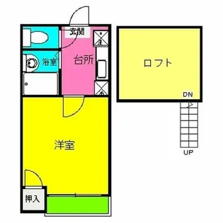 シティハイツ南天神【1階】の間取り