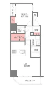 プレサンス北浜パレス【7階】の間取り