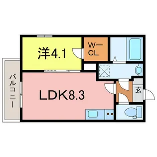 (仮)ジーメゾン草刈エルペシア【1階】の間取り