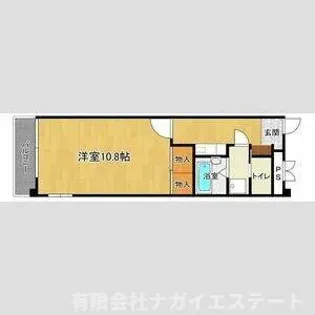 サウスウィンドウ【3階】の間取り