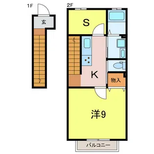 刈谷市宝町グロリア【202号室】の間取り