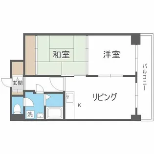 北海道札幌市中央区南十三条西7丁目【マンション】の間取り