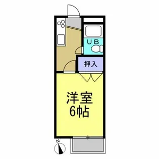 奥田アパートメントⅡ【207号室】の間取り