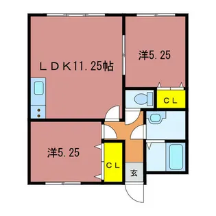 ヴェリテ【303号室】の間取り